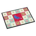 Carolines Treasures 18 x 27 in. Bunting Love Indoor or Outdoor Mat CK5510MAT